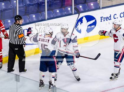 Thumbnail 1 in St. John's vs Central Catholic (MIAA Division 1A) photogallery.