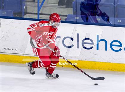 Thumbnail 1 in St. John's vs Central Catholic (MIAA Division 1A) photogallery.