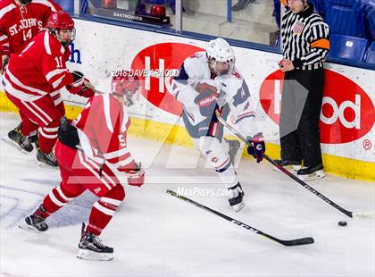 Thumbnail 2 in St. John's vs Central Catholic (MIAA Division 1A) photogallery.