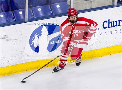 Thumbnail 2 in St. John's vs Central Catholic (MIAA Division 1A) photogallery.