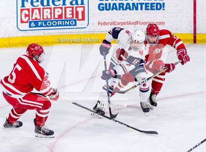 Thumbnail 2 in St. John's vs Central Catholic (MIAA Division 1A) photogallery.