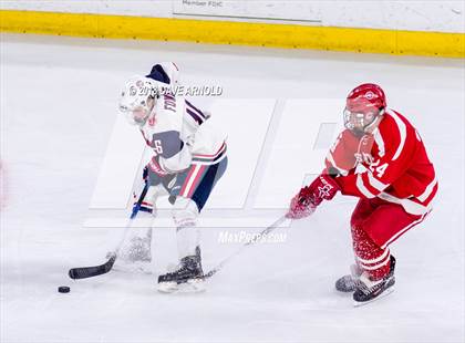 Thumbnail 1 in St. John's vs Central Catholic (MIAA Division 1A) photogallery.
