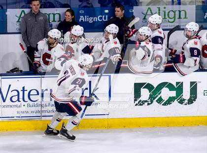 Thumbnail 3 in St. John's vs Central Catholic (MIAA Division 1A) photogallery.