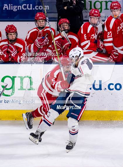 Thumbnail 1 in St. John's vs Central Catholic (MIAA Division 1A) photogallery.