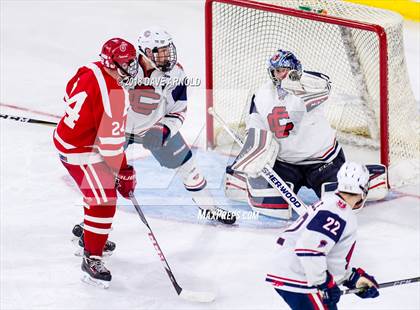Thumbnail 3 in St. John's vs Central Catholic (MIAA Division 1A) photogallery.