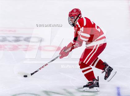 Thumbnail 2 in St. John's vs Central Catholic (MIAA Division 1A) photogallery.