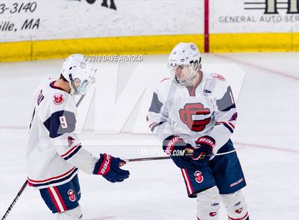 Thumbnail 1 in St. John's vs Central Catholic (MIAA Division 1A) photogallery.