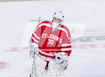 Thumbnail 1 in St. John's vs Central Catholic (MIAA Division 1A) photogallery.