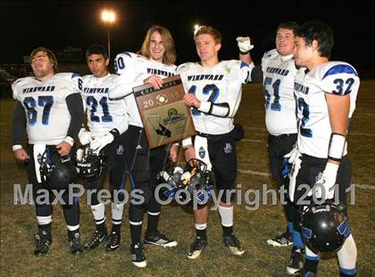 Thumbnail 3 in Windward vs. Excelsior (CIF SS 8-Man D1 Final) photogallery.