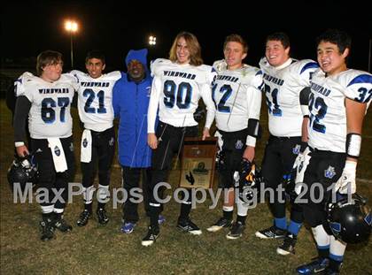 Thumbnail 1 in Windward vs. Excelsior (CIF SS 8-Man D1 Final) photogallery.