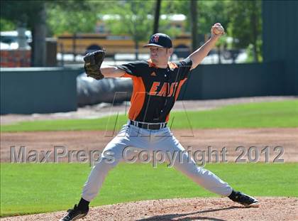 Thumbnail 3 in Morristown-Hamblen East @ Henderson County (Demarini/Diamond Academy Baseball Classic) photogallery.