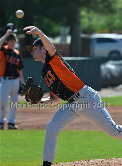Thumbnail 1 in Morristown-Hamblen East @ Henderson County (Demarini/Diamond Academy Baseball Classic) photogallery.