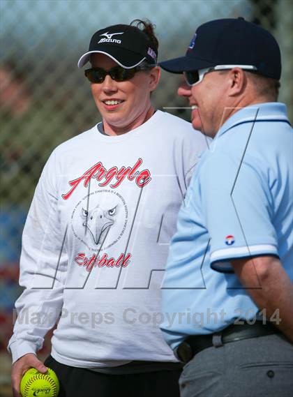 Thumbnail 3 in Argyle vs Callisburg (LCS/Argyle Softball Tournament) photogallery.