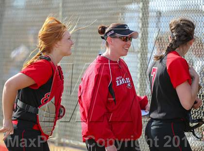 Thumbnail 2 in Argyle vs Callisburg (LCS/Argyle Softball Tournament) photogallery.