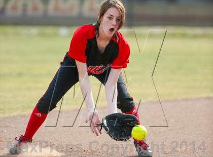 Thumbnail 3 in Argyle vs Callisburg (LCS/Argyle Softball Tournament) photogallery.