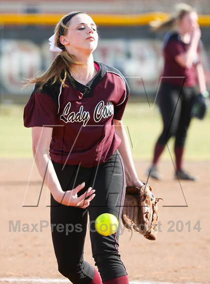 Thumbnail 1 in Argyle vs Callisburg (LCS/Argyle Softball Tournament) photogallery.