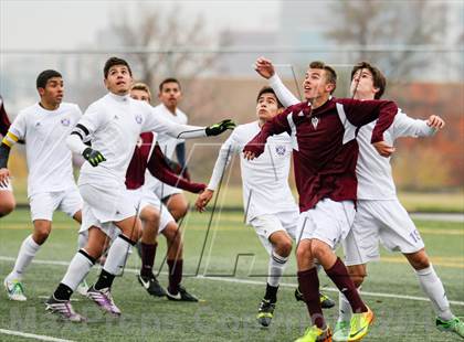 Thumbnail 3 in Denver North vs. Golden (CHSAA 4A 2nd Round) photogallery.