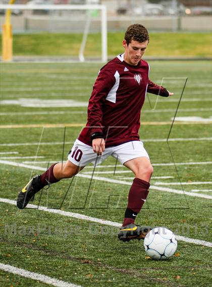 Thumbnail 3 in Denver North vs. Golden (CHSAA 4A 2nd Round) photogallery.