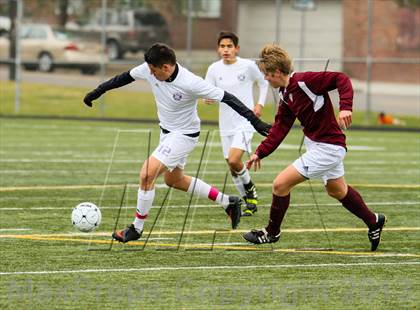 Thumbnail 3 in Denver North vs. Golden (CHSAA 4A 2nd Round) photogallery.