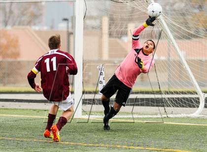Thumbnail 2 in Denver North vs. Golden (CHSAA 4A 2nd Round) photogallery.
