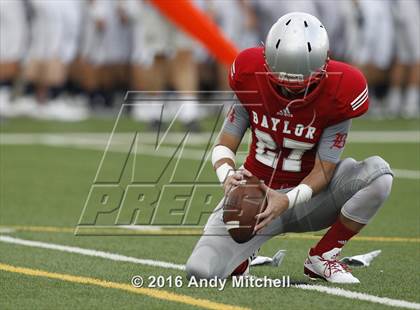 Thumbnail 1 in Baylor vs Notre Dame (Chattanooga Prep Football Jamboree) photogallery.