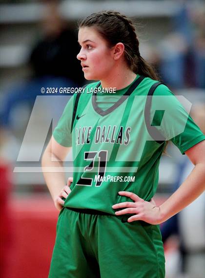 Thumbnail 1 in Lake Dallas vs Mansfield Timberview (UIL 5A Bi-Basketball District) photogallery.