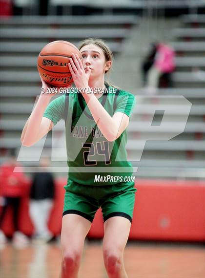 Thumbnail 1 in Lake Dallas vs Mansfield Timberview (UIL 5A Bi-Basketball District) photogallery.