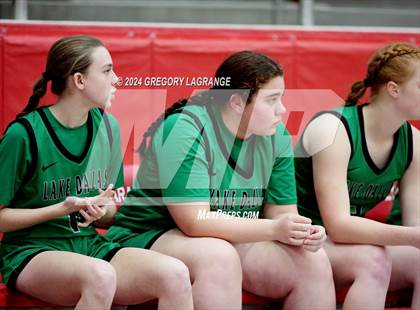 Thumbnail 1 in Lake Dallas vs Mansfield Timberview (UIL 5A Bi-Basketball District) photogallery.