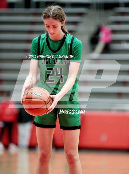 Thumbnail 2 in Lake Dallas vs Mansfield Timberview (UIL 5A Bi-Basketball District) photogallery.