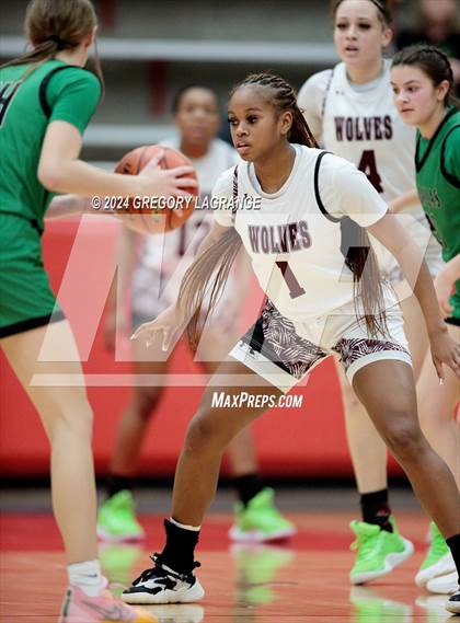 Thumbnail 3 in Lake Dallas vs Mansfield Timberview (UIL 5A Bi-Basketball District) photogallery.