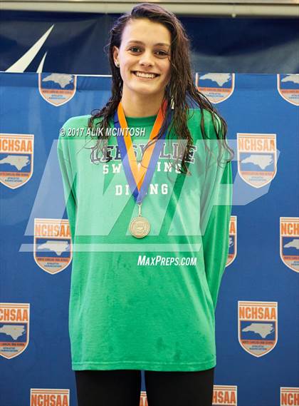 Thumbnail 1 in NCHSAA 4A State Swim Championship (Finals) photogallery.