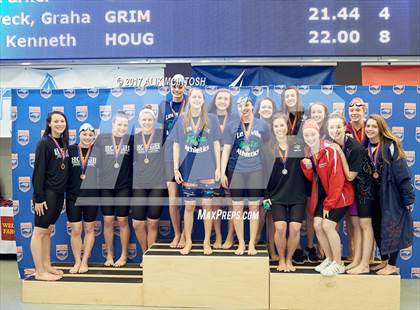 Thumbnail 1 in NCHSAA 4A State Swim Championship (Finals) photogallery.
