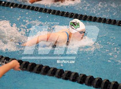 Thumbnail 2 in NCHSAA 4A State Swim Championship (Finals) photogallery.