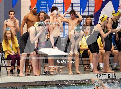 Thumbnail 1 in NCHSAA 4A State Swim Championship (Finals) photogallery.