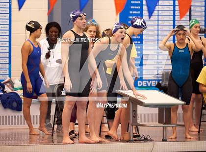 Thumbnail 3 in NCHSAA 4A State Swim Championship (Finals) photogallery.