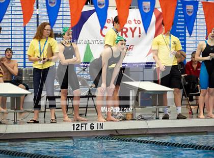 Thumbnail 3 in NCHSAA 4A State Swim Championship (Finals) photogallery.