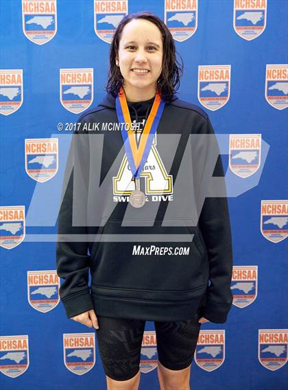 Thumbnail 2 in NCHSAA 4A State Swim Championship (Finals) photogallery.