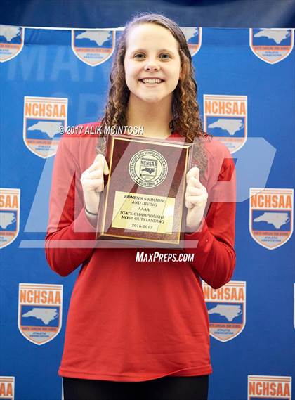 Thumbnail 2 in NCHSAA 4A State Swim Championship (Finals) photogallery.