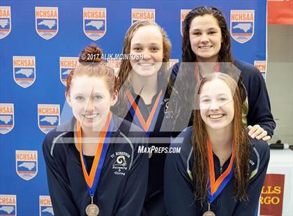 Thumbnail 1 in NCHSAA 4A State Swim Championship (Finals) photogallery.