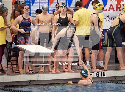 Thumbnail 2 in NCHSAA 4A State Swim Championship (Finals) photogallery.
