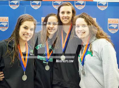 Thumbnail 1 in NCHSAA 4A State Swim Championship (Finals) photogallery.