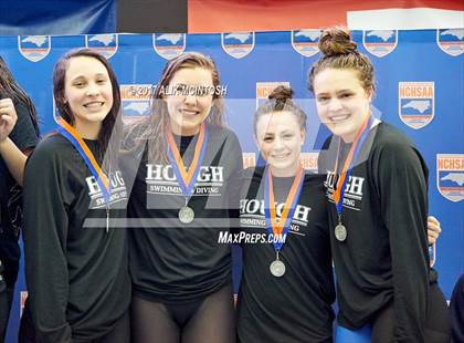 Thumbnail 2 in NCHSAA 4A State Swim Championship (Finals) photogallery.