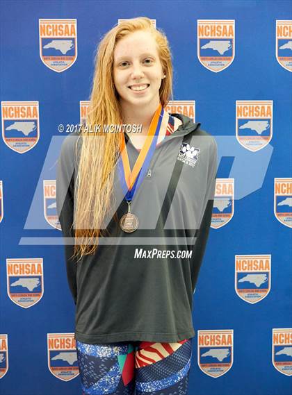 Thumbnail 2 in NCHSAA 4A State Swim Championship (Finals) photogallery.