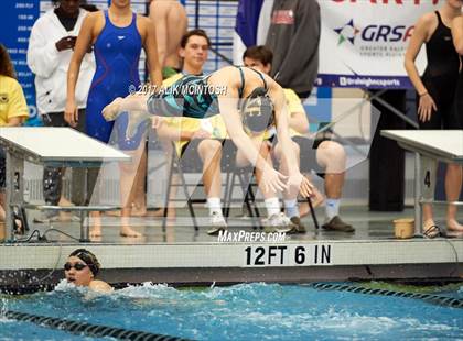 Thumbnail 3 in NCHSAA 4A State Swim Championship (Finals) photogallery.