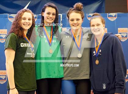 Thumbnail 3 in NCHSAA 4A State Swim Championship (Finals) photogallery.