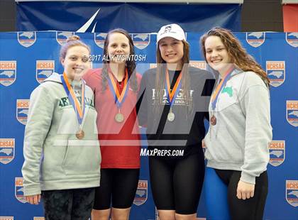Thumbnail 2 in NCHSAA 4A State Swim Championship (Finals) photogallery.