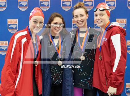 Thumbnail 2 in NCHSAA 4A State Swim Championship (Finals) photogallery.