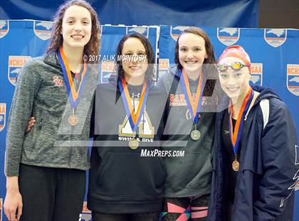 Thumbnail 1 in NCHSAA 4A State Swim Championship (Finals) photogallery.