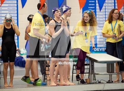 Thumbnail 2 in NCHSAA 4A State Swim Championship (Finals) photogallery.