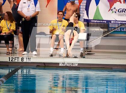 Thumbnail 2 in NCHSAA 4A State Swim Championship (Finals) photogallery.